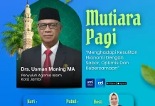 Menghadapi Kesulitan Ekonomi Dengan Sabar, Optimis dan Kebersamaan