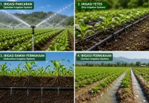 Mengenal Empat Sistem Irigasi Pertanian, Mana yang Paling Efisien?