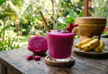 Kesegaran Nutrisi Melimpah Perpaduan Jus Naga dan Pisang