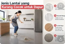 Jenis Lantai yang Kurang Cocok untuk Dapur