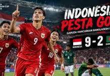 Indonesia Pesta Gol, Bangladesh Dihantam 9-2