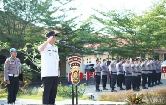 Bupati Muaro Jambi Pimpin Apel Gelar Pasukan Operasi Ketupat 2026