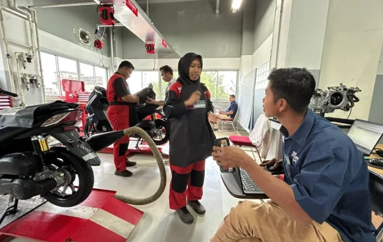 Yamaha Jambi Gelar Uji Kompetensi Keahlian Diikuti 20 Siswa SMKN 6 Tebo