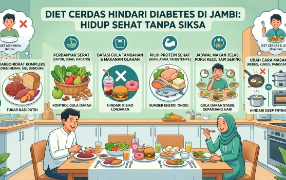 Kasus Diabetes di Jambi Meningkat: Pakar Ungkap Rahasia Diet Tanpa Menyiksa