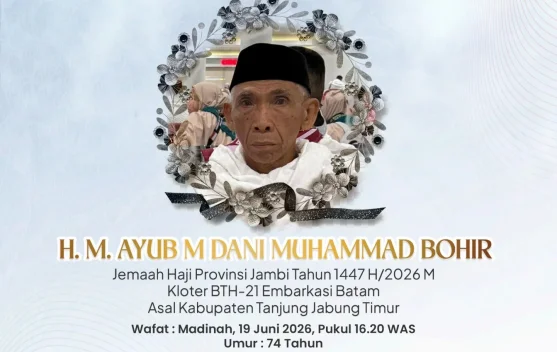 Jemaah Kloter BTH 21 Asal Tanjab Timur H. M Ayub Wafat di Madinah