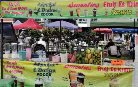 Semarak CFD bersama UMKM  dengan Aneka Minuman Segar