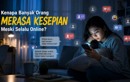 Banyak Teman Online akan tetapi Merasa Sepi