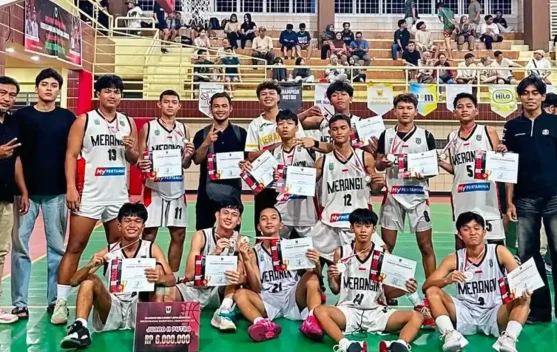 Tim Basket Merangin Raih Juara Dua Kejurnas Sumatera Kategori U-18