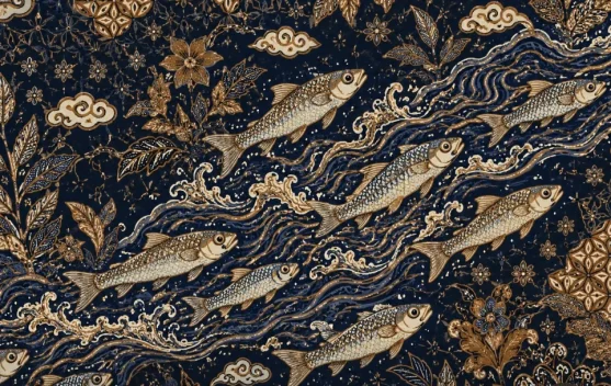 Batik Motif Seluang Mudik Bernilai Estetika Tinggi