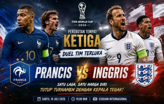 Prancis vs Inggris, Duel Tim Terluka Demi Harga Diri Terakhir