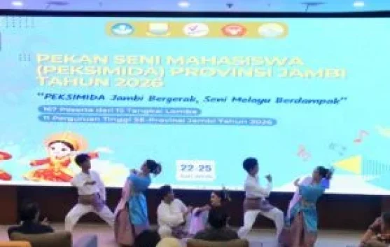 Peksimida Jambi 2026 Resmi Dibuka, 167 Mahasiswa Siap Bersaing