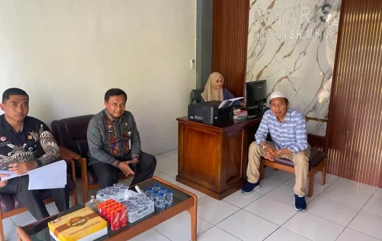 Perkuat Pembinaan dan Pengawasan Kakanwil Kemenkum Jambi Tinjau Notaris Baru