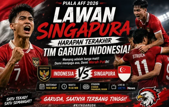 Lawan Singapura Harapan Terakhir bagi Tim Garuda Indonesia