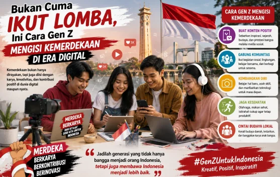 Bukan Cuma Ikut Lomba, Ini Cara Gen Z Mengisi Kemerdekaan di Era Digital