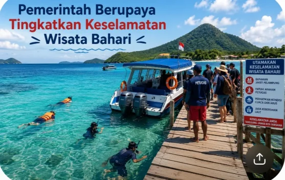 Pemerintah Berupaya Tingkatkan Keselamatan Wisata Bahari
