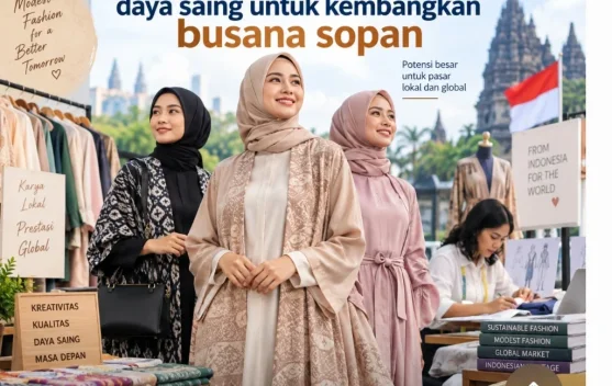 Indonesia Perlu Tingkatkan Daya Saing untuk Kembangkan Busana Sopan