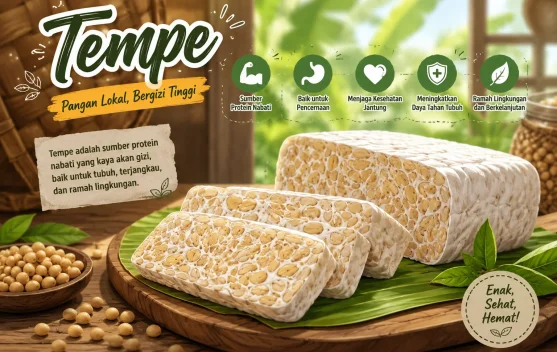 Tempe sebagai Pangan Bergizi dan Ekonomis