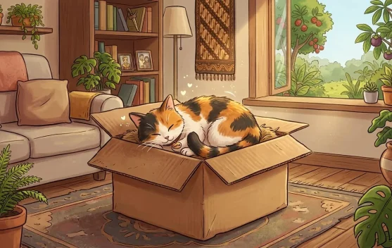 Alasan Ilmiah Kucing Sangat Menyukai Kardus Bekas