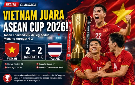 Daftar Juara AFF Cup hingga 2026, Vietnam Pertahankan Gelar
