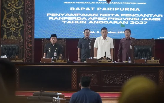 Sampaikan Nota Keuangan RAPBD 2027, Gubernur :OPD Fokus, Efektif, Efisien, Berdampak