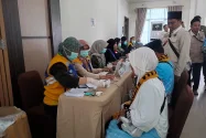 247 JCH Kloter 22 Kerinci Tiba di Asrama Haji Jambi, Jalani Layanan Terpadu