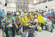 Jemaah Haji Kloter BTH 13 Tiba di Jambi