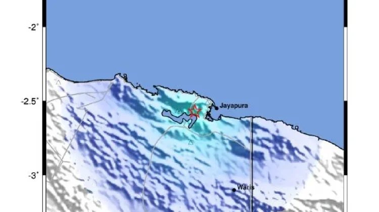 Gempa Dangkal M4,6 Guncang Jayapura, Terasa hingga Keerom