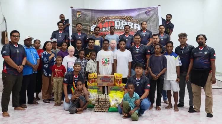 Polisi Angkatan 440 Polres Keerom Gelar Aksi Sosial