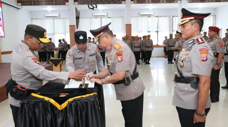 Kapolda Papua Pimpin Sertijab Wakapolda, PJU dan Kapolres Jayapura
