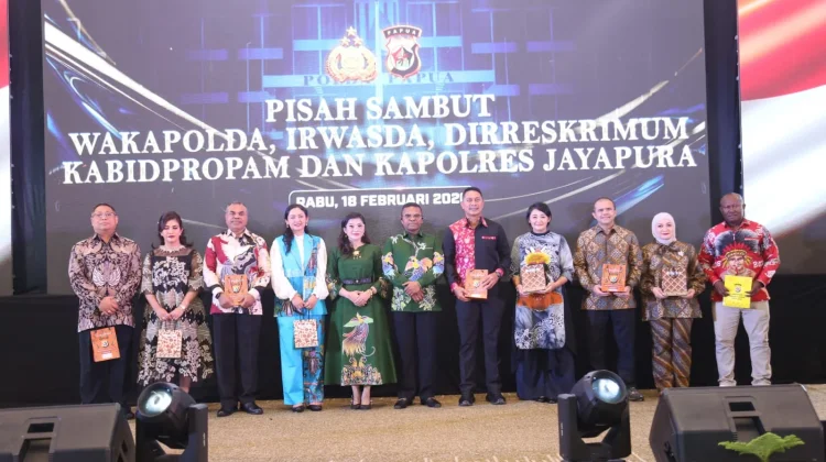 Polda Papua Menggelar Pisah Sambut Wakapolda dan PJU Polda