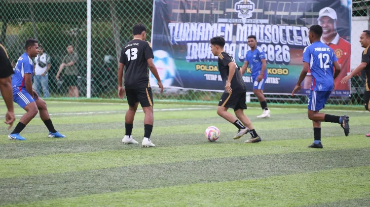 Polda Papua Tutup Turnamen Mini Soccer Irwasda Cup 2026