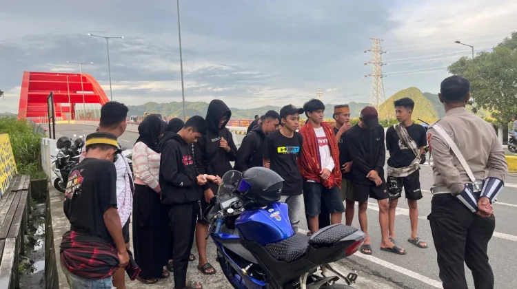 Sat Lantas Polresta Rutin Patroli Aksi Balap Liar