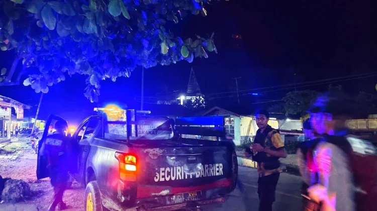 Polres Sarmi Melaksanakan Patroli Tarawih di Sejumlah Masjid