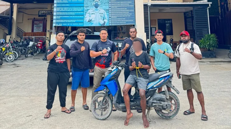 Pelaku Curanmor Diamankan Polisi di Abepura