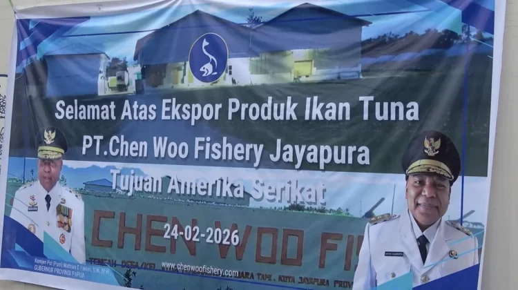 Papua Lepas Ekspor 17,8 Ton Tuna Olahan ke Amerika Serikat