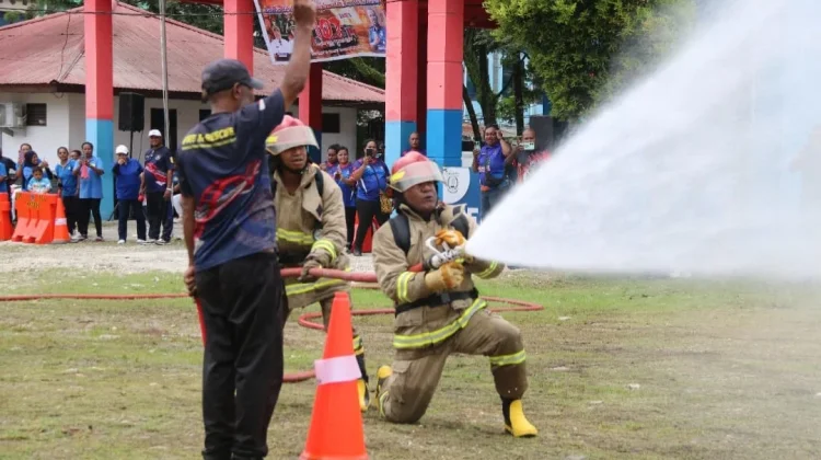 Damkar Jayapura Gelar Rangkaian Lomba Sambut HUT Ke-107