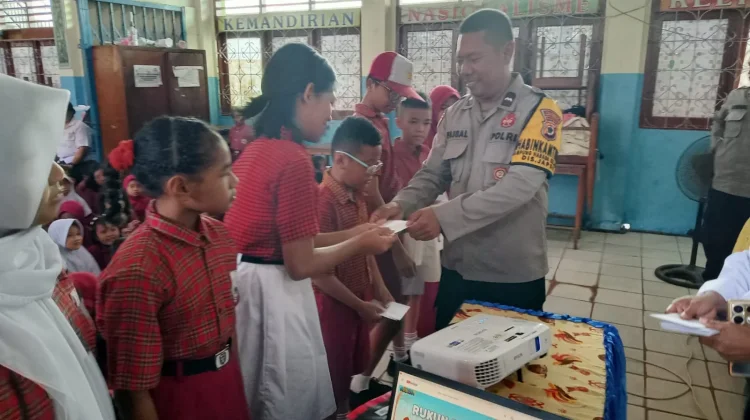 Bhabinkamtibmas Sosialisasi Cegah Perundungan di Sekolah