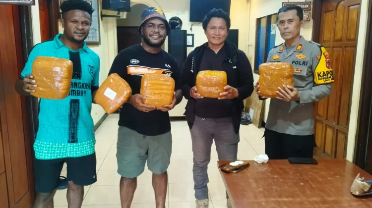 Polisi Berhasil Gagalkan Penyelundupan Ganja Jalur Laut