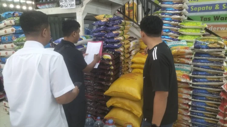 Satreskrim Polres Jayapura Lakukan Pengecekan Harga Sembako