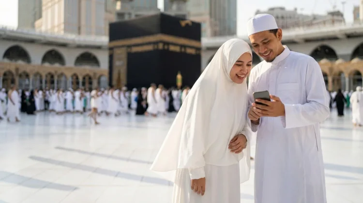 Indosat dan BERSATHU Temani Jamaah Haji dan Umrah di Tanah Suci