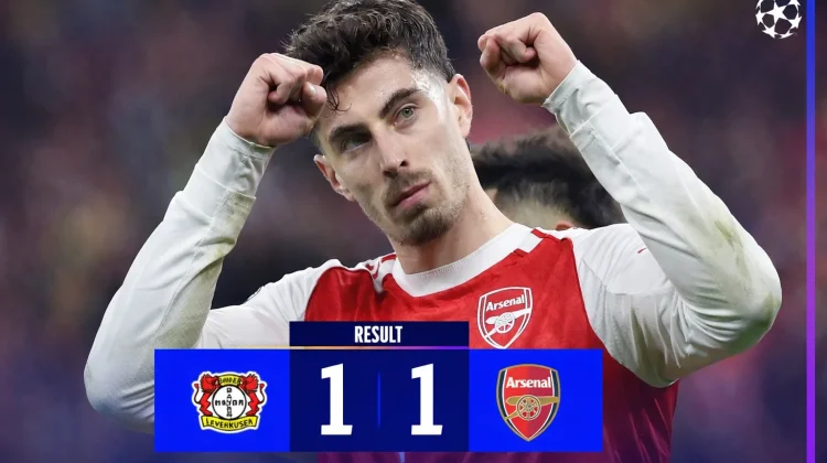 Arsenal Hanya Sanggup Bermain Imbang Melawan Bayern Leverkusen