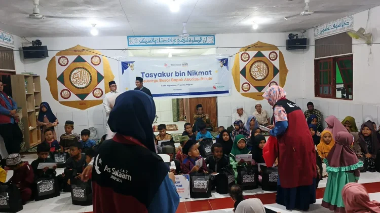 LAZ As-Salaam Jayapura Gelar Tasyakur di Masjid Al-Aqsha Skouw Sae