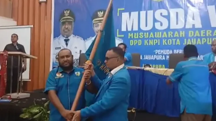 Barend Bartho Taniauw Secara Aklamasi Pimpin KNPI Kota Jayapura