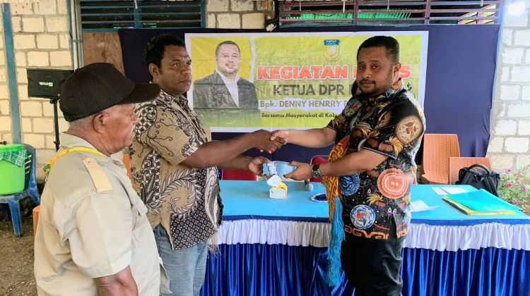 Serap Aspirasi di Kampung Borai, Denny Bonai Prioritaskan Program Hunian Layak