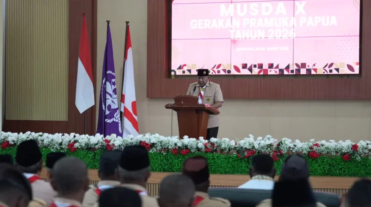 Wagub Papua Resmi Buka Musda X Gerakan Pramuka Papua