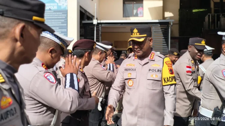Kapolresta Jayapura Kota Ajak Personel Perkuat Soliditas