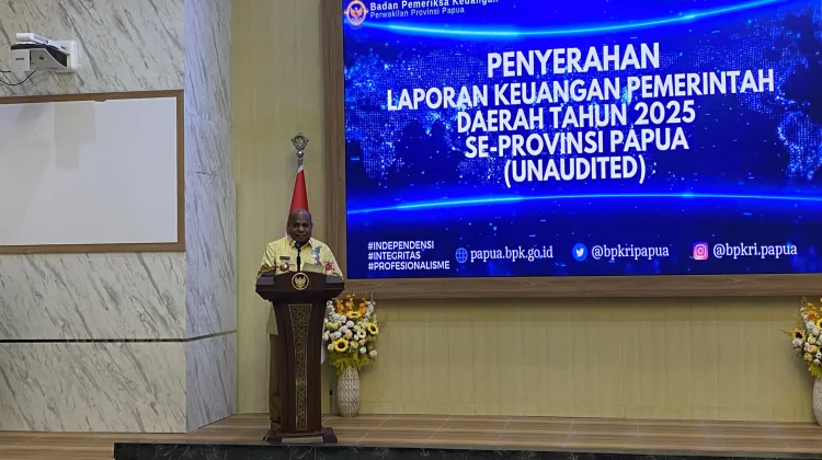 Pemprov Papua Serahkan LKPD 2025 Tepat Waktu ke BPK