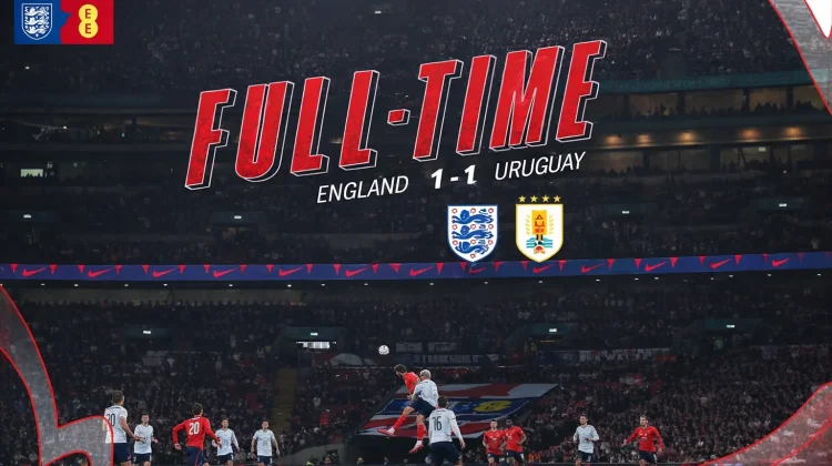 Timnas Inggris hanya Bermain Imbang Melawan Timnas Uruguay