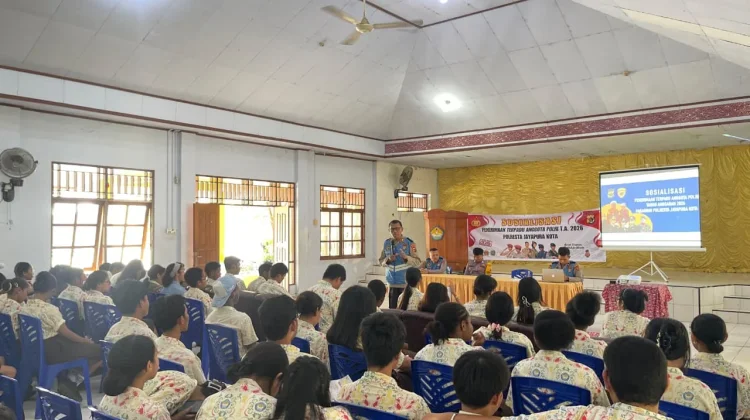 Tanamkan Semangat Pengabdian, Bag SDM Polresta Sosialisasikan Penerimaan Te
