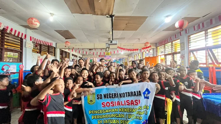 Polsek Abepura Bersama Bhabinkamtibmas Sosialisasikan Pencegahan Bullying
